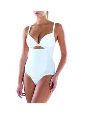 Black Spade BlackSpade Body Control Illusion Kadın Sıkılaştırıcı Korse Takım Beyaz 1478 