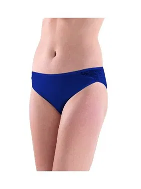 Black Spade BlackSpade Dantel Detaylı Lacivert Slip 1349