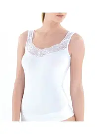 Black Spade BlackSpade Dantelli Kadın Beyaz Atlet 1343