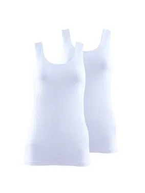 Black Spade BlackSpade Essential Kadın Atlet Beyaz 2'li Paket 1590 