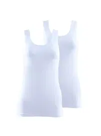 Black Spade BlackSpade Essential Kadın Atlet Beyaz 2'li Paket 1590 