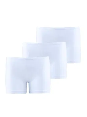 Black Spade BlackSpade Essential Kadın Boxer Beyaz 3'lü Paket 1571 