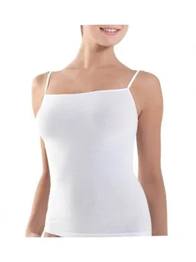 Black Spade BlackSpade Essential Kadın İnce Askılı Atlet Beyaz 1952 