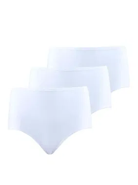 Black Spade BlackSpade Essential Kadın Külot Beyaz 3'lü Paket 1577 