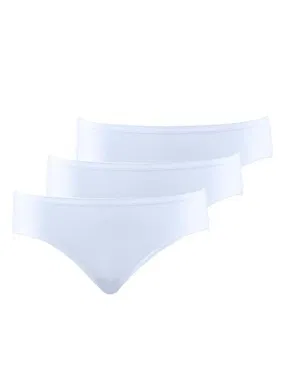 Black Spade BlackSpade Essential Kadın Slip Külot Beyaz 3'lü Paket 1575 