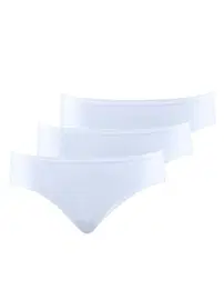 Black Spade BlackSpade Essential Kadın Slip Külot Beyaz 3'lü Paket 1575 