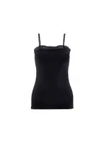 BlackSpade İnce Askılı Dantelli Siyah Atlet 1347 Siyah