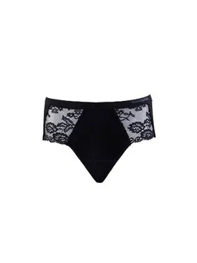 Black Spade BlackSpade Private Büyük Beden Dantelli Slip Külot Siyah 1311