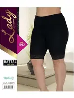 Büyük Beden Battal Tayt Lady 1023 Siyah