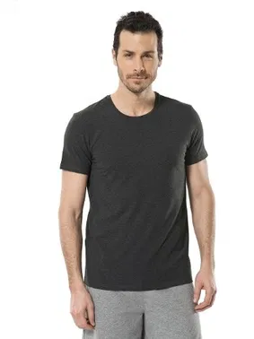 Cacharel Cacharel Erkek Likralı O Yaka T-shirt 1331/ANTRASİT