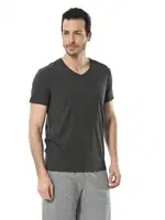 Cacharel Erkek Likralı V Yaka T-shirt 1332/ANTRASİT Antrasit