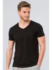 Cacharel Cacharel Erkek T-Shirt (Slim Fit) 2170/SİYAH