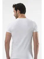 Cacharel - O yaka kısa kollu t-shirt 1305/BEYAZ Beyaz farklı açı