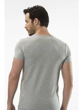 Cacharel Cacharel - O yaka kısa kollu t-shirt 1305/GRİ - Alternatif Görünüm