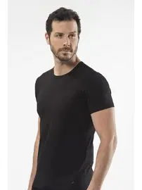Cacharel Cacharel - O yaka kısa kollu t-shirt 1305/SİYAH