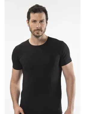 Cacharel Cacharel - O yaka kısa kollu t-shirt 1305/SİYAH - Alternatif Görünüm
