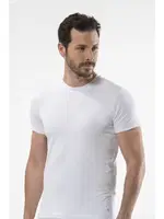 Cacharel - O yaka kısa kollu t-shirt 1307/BEYAZ Beyaz