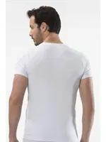 Cacharel - O yaka kısa kollu t-shirt 1307/BEYAZ Beyaz detay görünüm