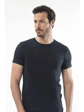 Cacharel Cacharel - O yaka kısa kollu t-shirt 1307/LACİVERT - Alternatif Görünüm