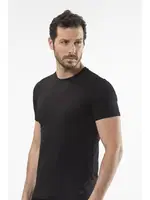 Cacharel - O yaka kısa kollu t-shirt 1307/SİYAH Siyah