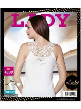 Lady Çiçek Figürlü Atlet Lady 4339