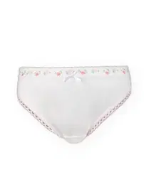 Çift Kaplan Çift Kaplan Çiçekli Lastikli Çocuk Külot 380