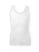 Çift Kaplan Ribana Çocuk Atlet 500 Beyaz