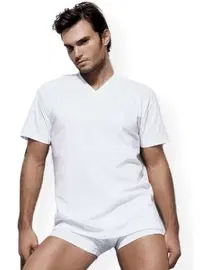 Çift Kaplan Çift Kaplan Süprem V Yaka T-Shirt 945