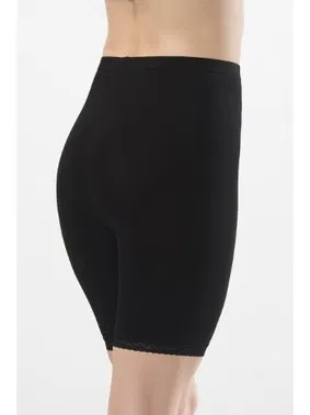 Türen Dantelli Kısa Tayt Türen 285/SİYAH - Alternatif Görünüm