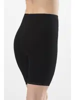 Dantelli Kısa Tayt Türen 285/SİYAH Siyah detay görünüm