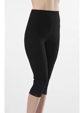 Türen Dantelli Uzun Tayt Türen 259/SİYAH