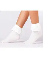 Daymod Mycro Dantelli Çocuk Soket Çorap D2521007 Krem