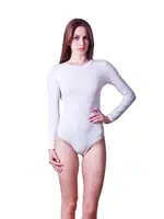 Dono Çıtçıtlı Uzun Kol Body - 2340 Beyaz