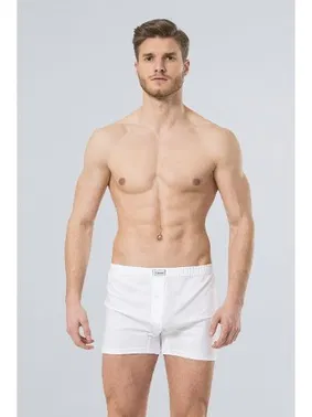 Türen Düğmeli Boxer (2'li Paket) Türen 186/BEYAZ