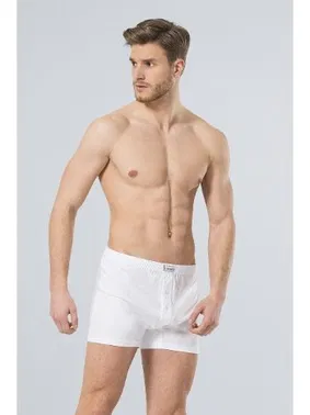 Türen Düğmeli Boxer (2'li Paket) Türen 186/BEYAZ - Alternatif Görünüm