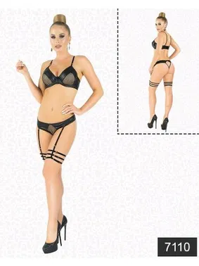 Elawin Elawin Balenli Mat Lateks Jartiyer Takım 7110