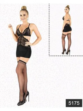 Elawin Elawin Fantazi Likralı Saten BabyDoll 5175