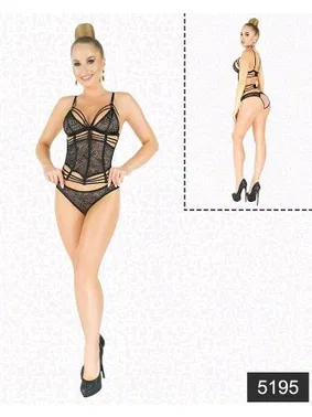 Elawin Elawin Fantazi Simli Dantel Büstiyer Külot Takım 5195