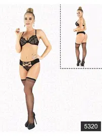 Elawin Elawin Sakal Dantel Balenli Sütyen Takım 5320