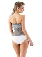 Emay 5034 Seamless Fantezi Büstiyer Atlet Gri detay görünüm