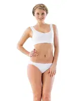 Emay Dikişsiz Dekolte Toparlayıcı Sütyen 4015 Beyaz görsel 10