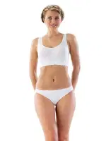 Emay Dikişsiz Kalın Askı Büstiyer 4005 Beyaz