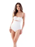 Emay Seamless Göğsü Açık Slip Boy Korse 2073 Beyaz görsel 4