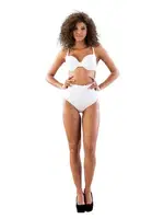 Emay Seamless Masaj Özellikli String Korse 2054 Beyaz görsel 4