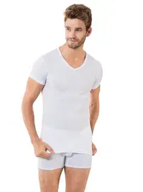 Öztaş Erkek Biyeli Ribana V Yaka Öztaş A1049