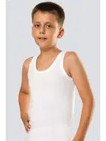 Erkek Çocuk Atlet (2'li Paket) Türen 303 Beyaz