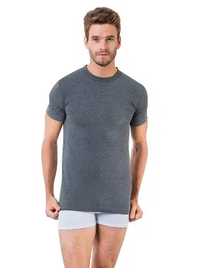 Öztaş Erkek Melanj Süprem O Yaka Öztaş A1052