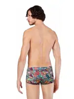 Erkek Pamuk Modal Boxer Patchwork Baskılı Doreanse 1707 Görsel detay görünüm