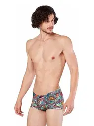 Doreanse Erkek Pamuk Modal Boxer Patchwork Baskılı Doreanse 1707