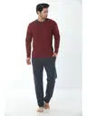 Erkek Patlı Uzun Kollu Pijama Takım 12001-A Öztaş